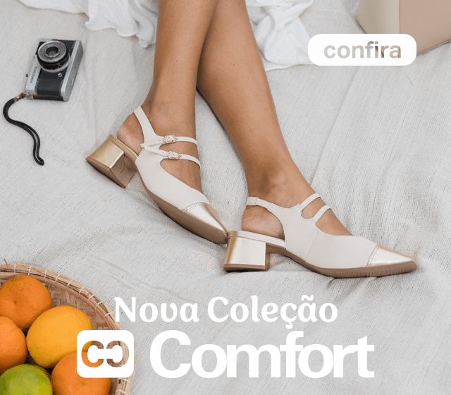 Sapato Nova Coleção Comfort Sem 04 Abril 2024